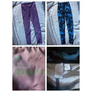 2 designer leggings Emily Hsu and All in motion Small